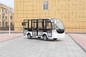 Круглое световое четырехрядное сиденье Электрическое туристическое транспортное средство низкой скорости