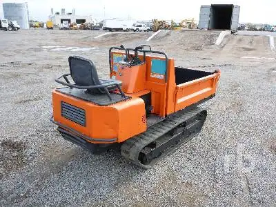 Light Duty Mining Machinery Crawler Mini Dumper Hydraulic Tipping Side Dumping Style 1 Ton Maximum Load GF1000 Tracked Dumper Available