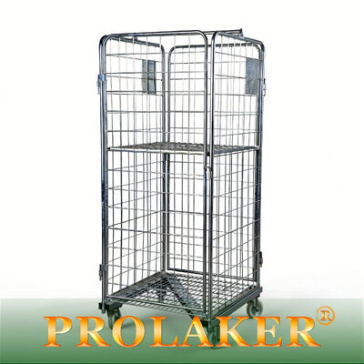 Тип Z складская рулонная клетка настраиваемый размер грузоподъемность складная прямая форма для оборота материалов