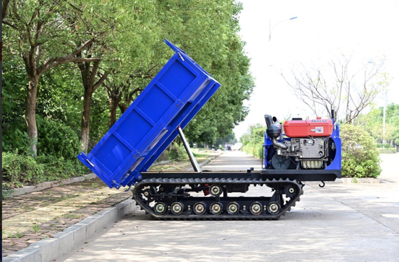 26.6HP Горнодобывающие машины Боковой сброс стиль GF3500 резиновый трассы Crawler Dumper