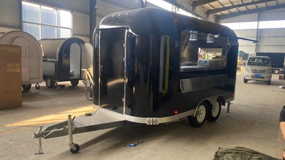 Доступный CE настройки продовольственные трейлеры Camper Van Snack Catering Cart Полностью оборудованный продовольственный трейлер
