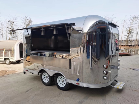 Доступный CE настройки продовольственные трейлеры Camper Van Snack Catering Cart Полностью оборудованный продовольственный трейлер