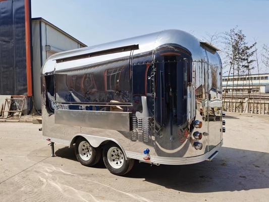 Доступный CE настройки продовольственные трейлеры Camper Van Snack Catering Cart Полностью оборудованный продовольственный трейлер