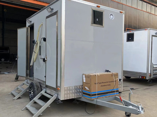 Afforda Luxury High Quality Portable Toilet Bathroom Mobile Toilet Trailer Для пляжной свадебной вечеринки Различные сценарии