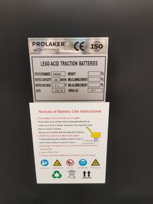 Кастомизированная тяжелая батарея 48V 480Ah свинцово-кислотная батарея 48V 6PZS480 для погрузчика CAT
