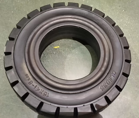 Прочные противоскользящие шины 125/75-8 с системой быстрой замены, цельнолитые шины для вилочных погрузчиков