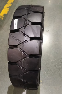 Прочные противоскользящие шины 125/75-8 с системой быстрой замены, цельнолитые шины для вилочных погрузчиков