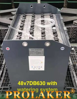 Подгонянная свинцовокислотная батарея тракции 630AH 48v для грузоподъемника MHE 1500 раз задействует